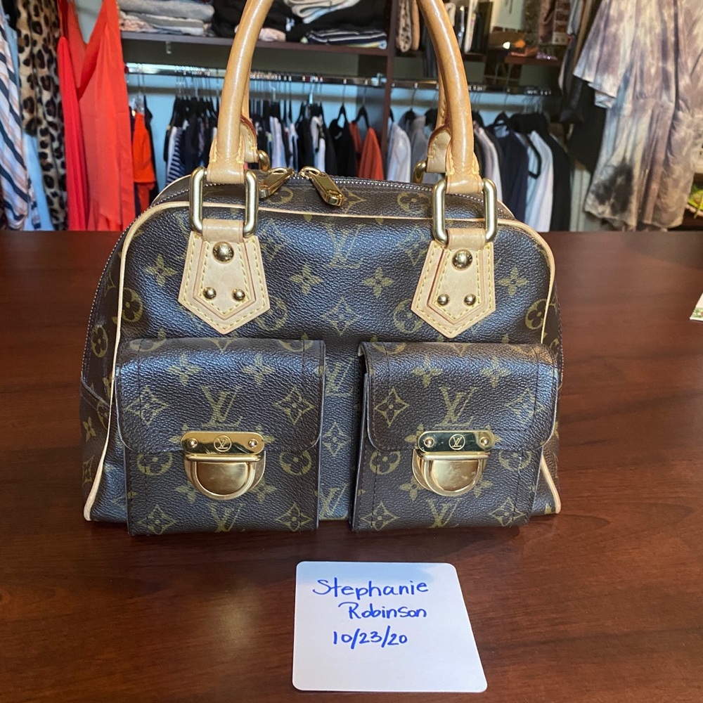 Louis Vuitton Manhattan PM Tote Authentic